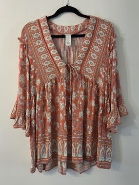 C&C California Floral Boho Top
